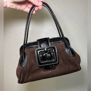 Banana Republic Brown Suede Purse Small